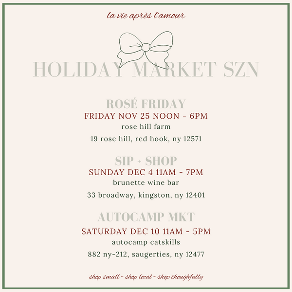 HOLIDAY MARKET SZN IS HERE!