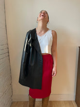 Load image into Gallery viewer, vintage leather trench
