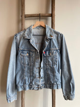 Load image into Gallery viewer, Paris Embroidered Denim Jacket
