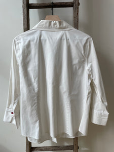 je t'aime white 3/4 sleeve