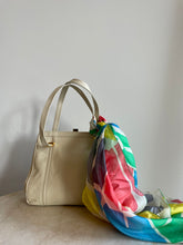 Load image into Gallery viewer, Paris soft cream leather handbag
