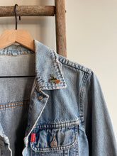 Load image into Gallery viewer, Paris Embroidered Denim Jacket

