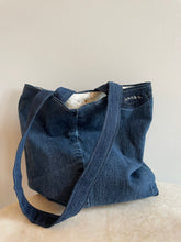 Load image into Gallery viewer, denim tote small
