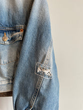 Load image into Gallery viewer, Paris Denim Jacket w/ Elbow Lace
