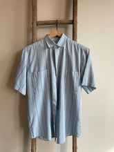 Load image into Gallery viewer, Paris Embroidered Blue Stripe
