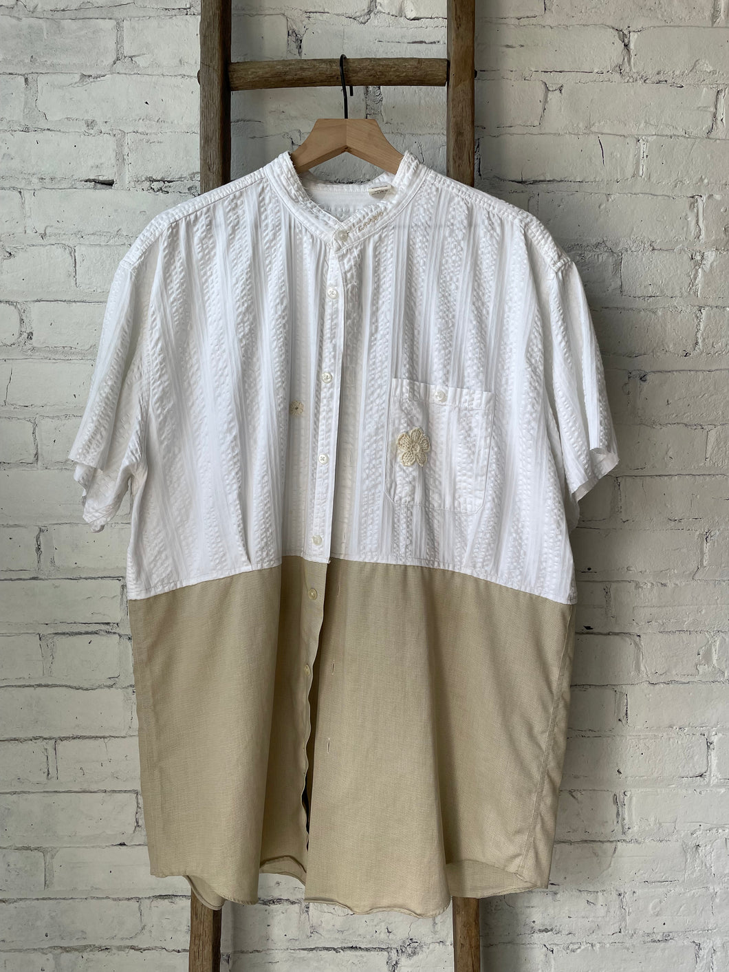 two-tone everyday button down