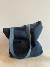 Load image into Gallery viewer, denim tote small
