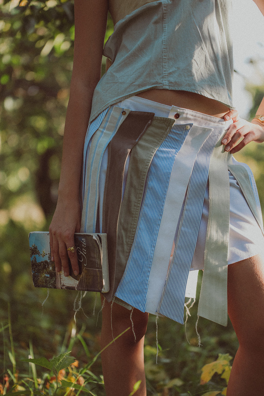 look 3 - annette crop skirt with collar belt