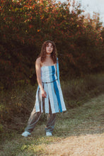 Load image into Gallery viewer, look 2 - shirt panel corset back top
