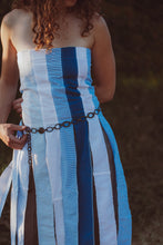 Load image into Gallery viewer, look 2 - shirt panel corset back top
