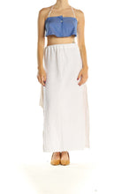 Load image into Gallery viewer, Apres x SilkRoll Reworked: Cannes Skirt - 100% Linen skirt or beach cover up made from linen pants S
