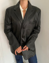 Load image into Gallery viewer, vintage jones ny leather blazer
