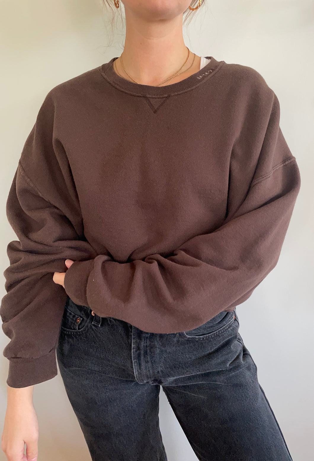 addie cropped sweatshirt