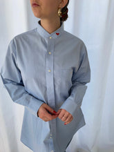 Load image into Gallery viewer, amour hand embroidered button down
