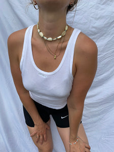 embroidered tank