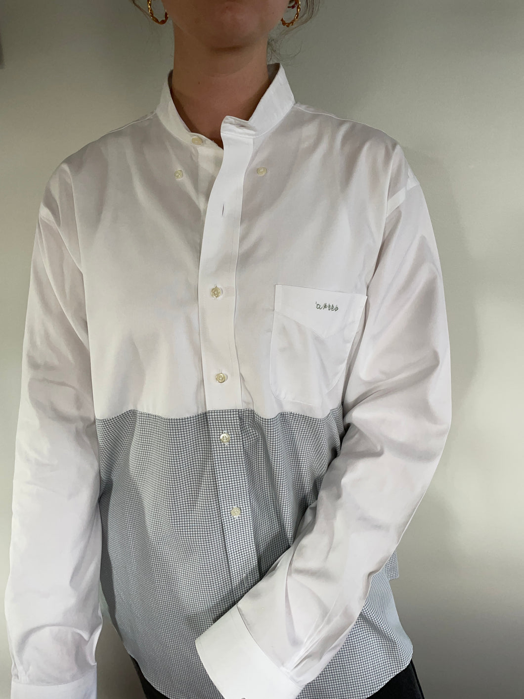 the two-tone everyday shirt